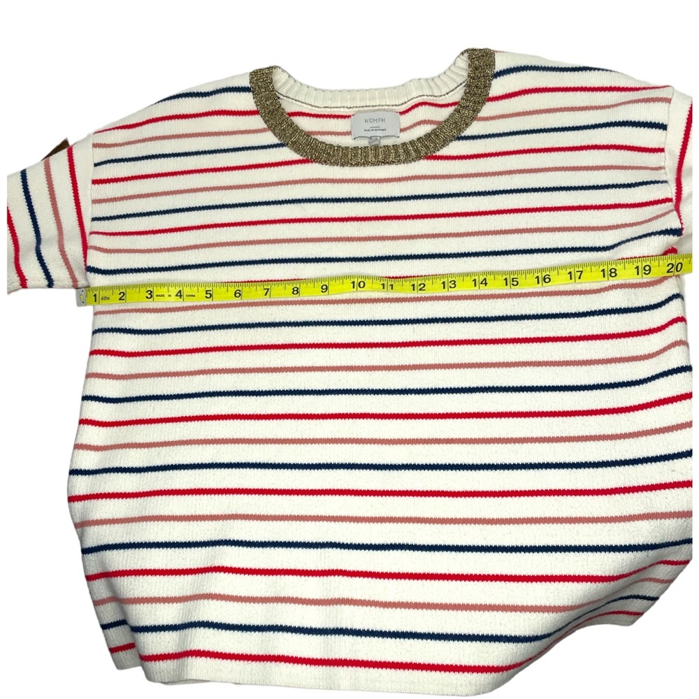 Gorgeous Anthropologie fisherman striped sweater size medium - Picture 4 of 9